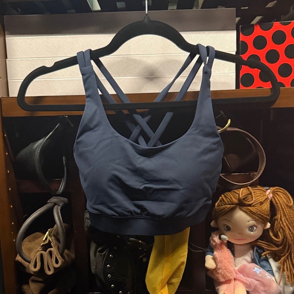 lululemon athletica Navy Strappy Sports Bra